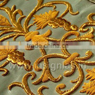 Liturgic bullion embroidered church vestment