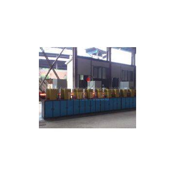 Steel bar induction hardening and tempering machine