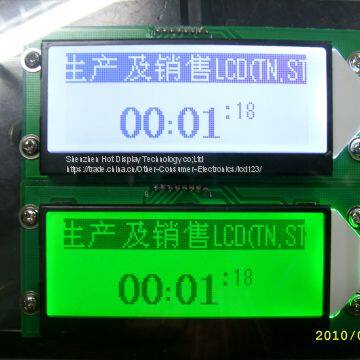 Модуль ЖКД - COG12848A + Печатная плата, STN-YG, положительный, полупрозрачный с отражающим слоем