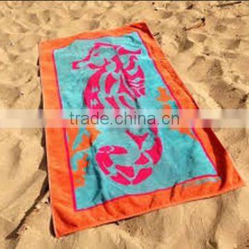 2015 new style 100% cotton beach Towel