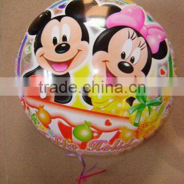 Fashion promotional aluminum foil round shape heilum balloon