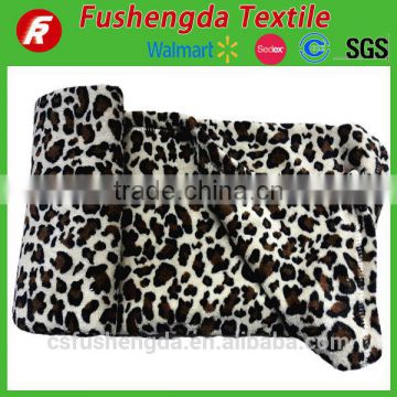 100% polyester soft polar animal printed coral fleece blanket wholesale