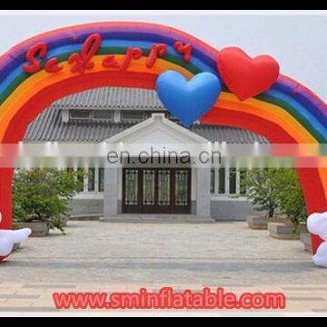 2015 inflatable heart arch for wedding party