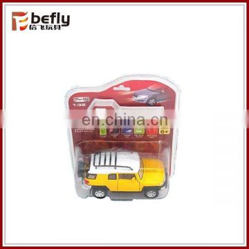 Electric diecast metal model car with light and music