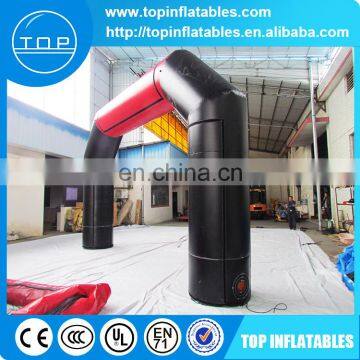 Customized Black Advertising Inflatable Arch With Detachable Printing photo-3