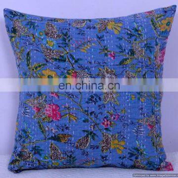 2015 New Arrival Handcrafted Ethnic Indian Grey Floral Paradise Throws Pillow Cases Toss Cushion Covers