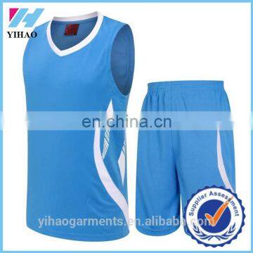 Dongguan Yihao Hot Selling Mens 100% Polyester Customized Gym Basketball Team Wear Workout Clothes Plus Size