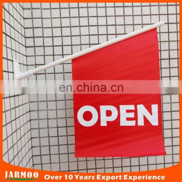 High quality water proofing shop open wall banner flag