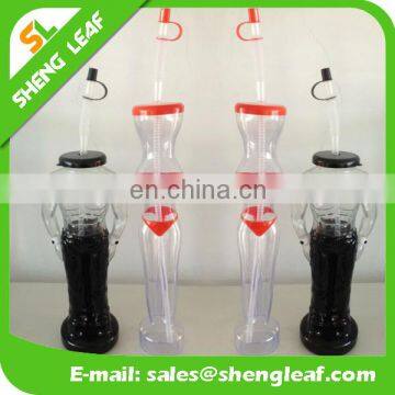 Custom Design Plastic Cup With Straw