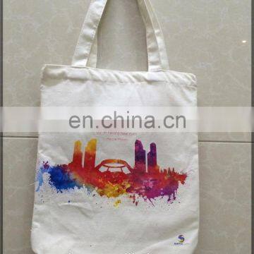 Promotional Customized standard size cotton canvas tote bag