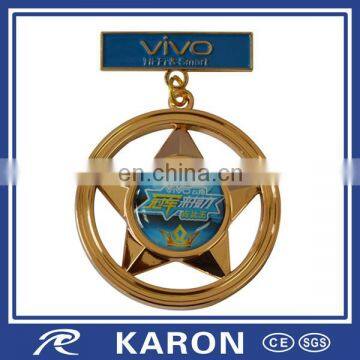 classic simple china military medal in metal