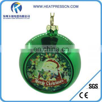 2017 New Arrival Plastic Sublimation Christams Ball