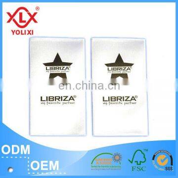 Heat transfer printed clothing label manufacturer