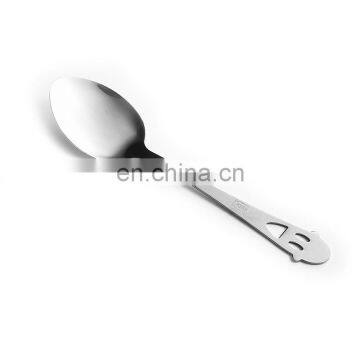 Fancy Small Smile Face Hollow Decorative Tea Spoon photo-2