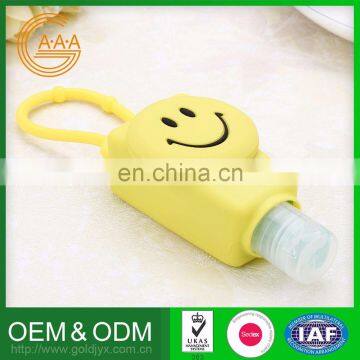 Factory Sale Various Styles silicone hand sanitizer bottle with holder