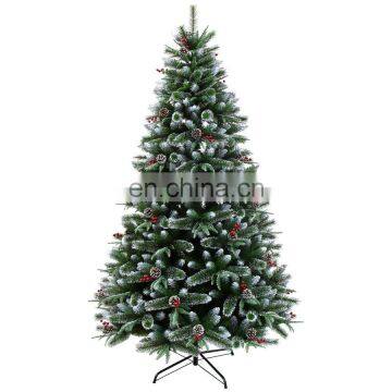 1.8 Meter Wholesale 2017 Hot Artificial Christmas Tree Decoration White Pinecone Snowing PE Christmas Decorating Party photo-2