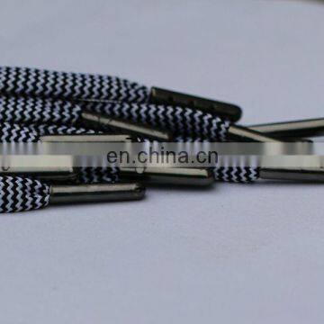 flat type custom design shoelaces with metal tips