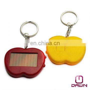 Apple shaped solar keychain CD-LDM012