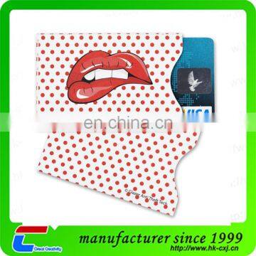 Factory Price Custom Paper RFID Blocking Card Sleeves