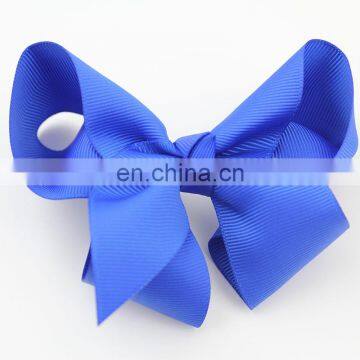 5 inch grosgrain hair bows with clip no teeth