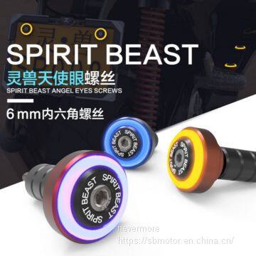 Spirit Beast motorcycle modified alloy colorful angel eyes light screws FR203 L1