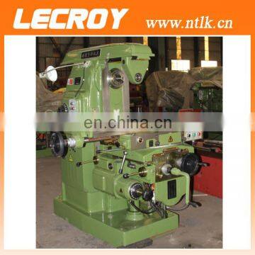 gear drive knee type horizontal metal processing milling machine