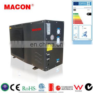 MACON 3.5 kw ABS plastic dc inverter air to water heat pump for house heating ,co