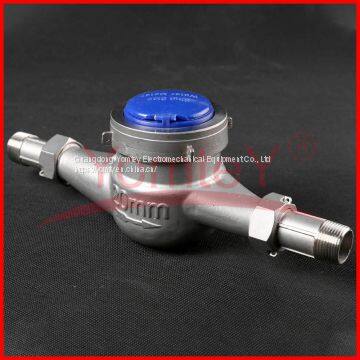 Velocity Water Meter DN20 Stainless Steel Body Multi-jet Rotary Vane Wheel Liquid Sealed Water Meters Manufacturer photo-3