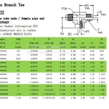 male branch tee 2602