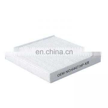 Efficient carbon cabin air conditioner filter 6447.KR-A1-HP