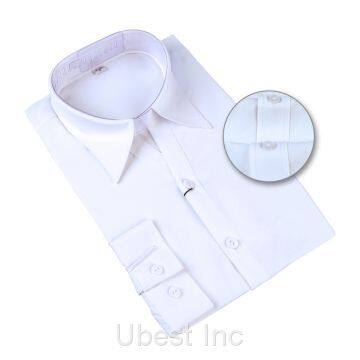 Wholesale Womens Shirt White Blouse Tops Long Sleeve Ladies Formal Office Shirt photo-2