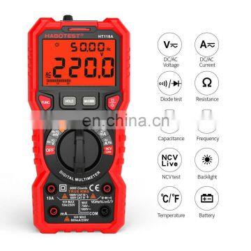 Digital Multimeter True RMS Backlight AC/DC Portable Voltage Meter photo-2