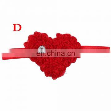Girl Bow Knot Flower Stripe Children Kids Hair Band Top Korea Baby Headband Valentines Day photo-2