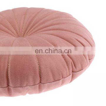 Wholesale Comfortable Fashion Micro Mink Circle Chair Cushions With Button for Living Room photo-3