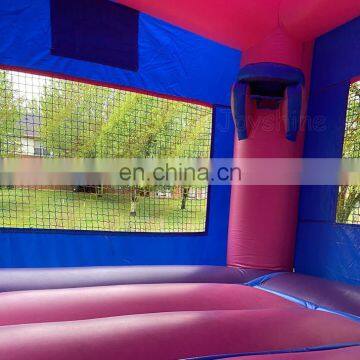 Pink and Purple Trampoline Bounce House Cheap Child Jump Inflatable Bouncer photo-4