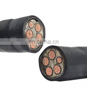 YJV22 low voltage copper 5 core 35mm 4mm pvc armoured electrical power cable size 70mm 10mm