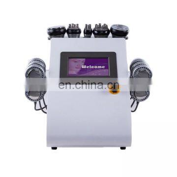 Professional microcurrent ems body shaping RF Vacuum+40K Cavitation body slimming beauty machine