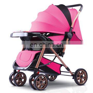 Wholesale Good Quality Baby Stroller on Sale Baby Pram Reversible Infant Pushchair photo-5