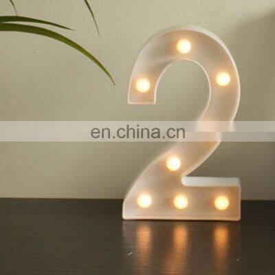 Manufacturer Professional Custom Warm White Wedding Events Party Decor Led Light House Numbers photo-3