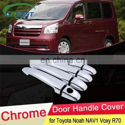 for Toyota Noah NAV1 Voxy R70 2008 2009 2010 2011 2012 2013 Luxuriou Chrome Door Handle Cover Trim Set Car Styling Accessories photo-1