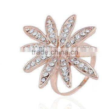 Fashion heart to heart ring jewelry alibaba.com in russion daisy flower