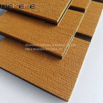 marine sheet prices Light brown+black stripe 6MM thick marine deck sheet decking mat