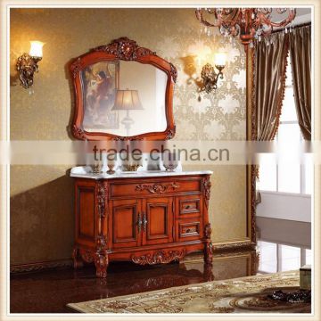 classic cheap solid wood bathroom vanity cabinets