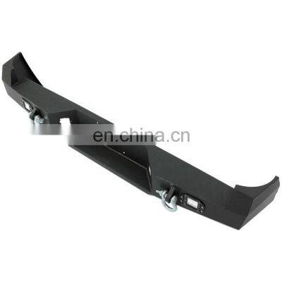 For Tacoma 2005-2015 Textured Steel Rear Bumper With LED Lights & D-rings photo-4