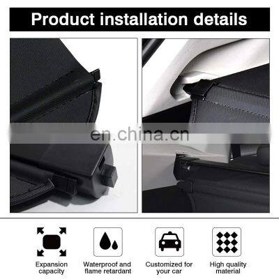 Cargo Cover For Bmw X1 F48 2016-2019 Retractable Rear Trunk Parcel Shelf Security Cover Shielding Shade Accessories photo-5