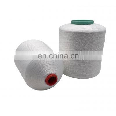 Hot selling Raw White 100% Polyester overlock thread cheap price