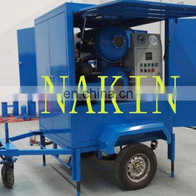 Portable Oil Dehydrate Transformer Oil Purifier Machine photo-3