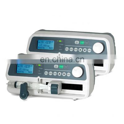 Factory direct sale large LCD screen hospital electric volumetric single syringe pump for patients