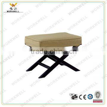 WorkWell Good Fabric or pu Dining Room Stool With X-LEG Kw-D4173 photo-4