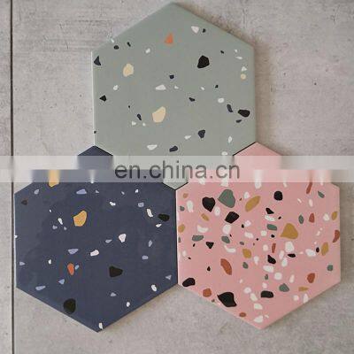 Ceramic Hexagonal Brick 200*230 Bathroom Floor Tile Balcony Non-slip Hexagonal Background Wall photo-2